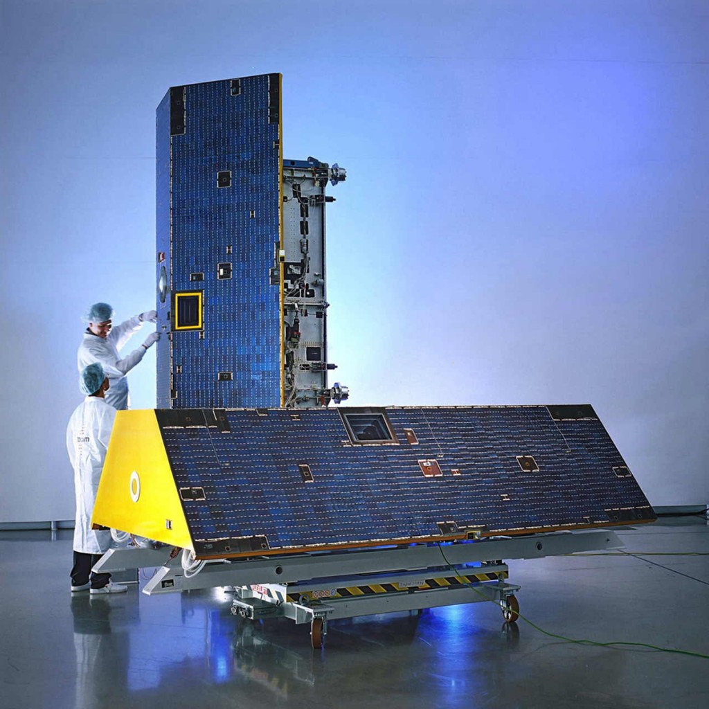  FIGURE 1. The GRACE satellites before launch. Courtesy of Astrium.