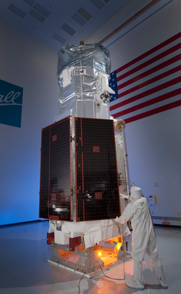 FIGURE 1. WorldView-3 satellite before launch