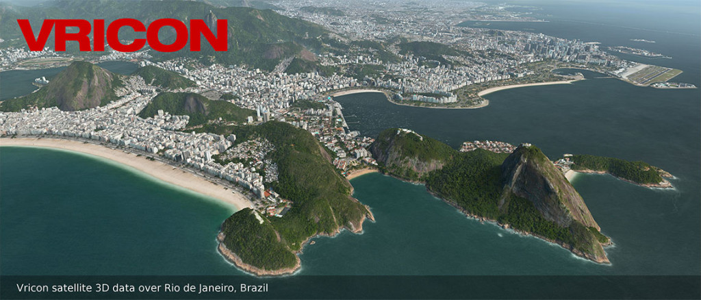 FIGURE 1. Vricon 3D data over Rio de Janeiro, Brazil